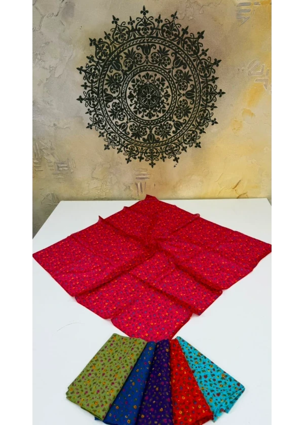 Organik Şule Pamuk Yazma 90cm