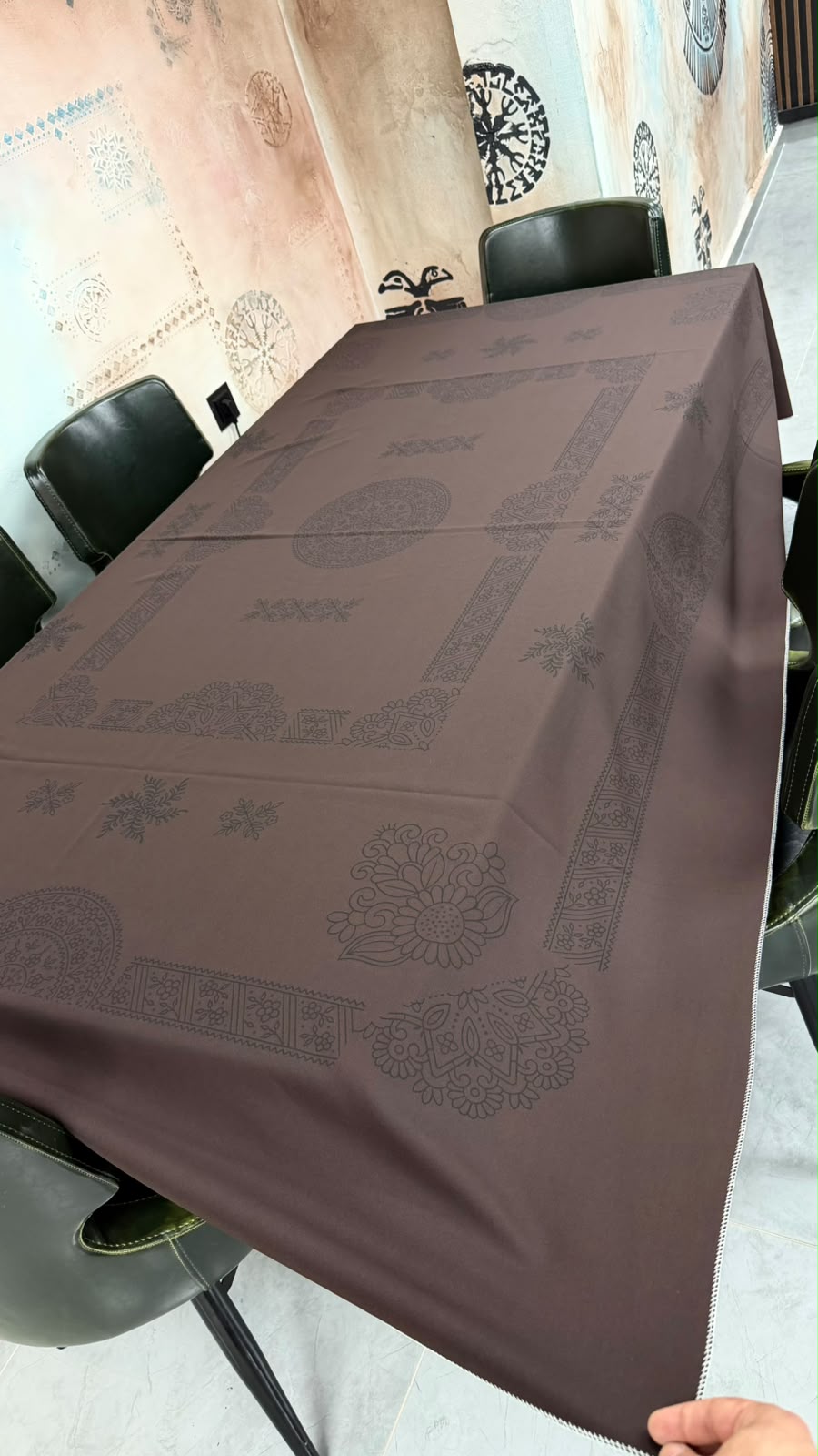 Lüx Dikdörtgen Kalite Serisi Masa Örtüsü