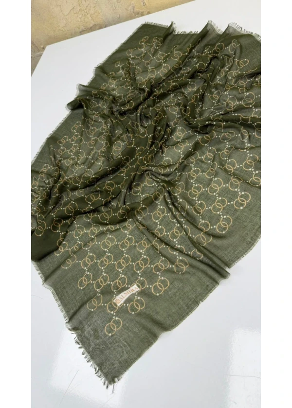 Zingir Empirme Cotton Flamlı Eşarp