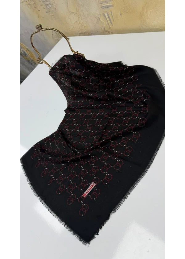 Zingir Empirme Cotton Flamlı Eşarp