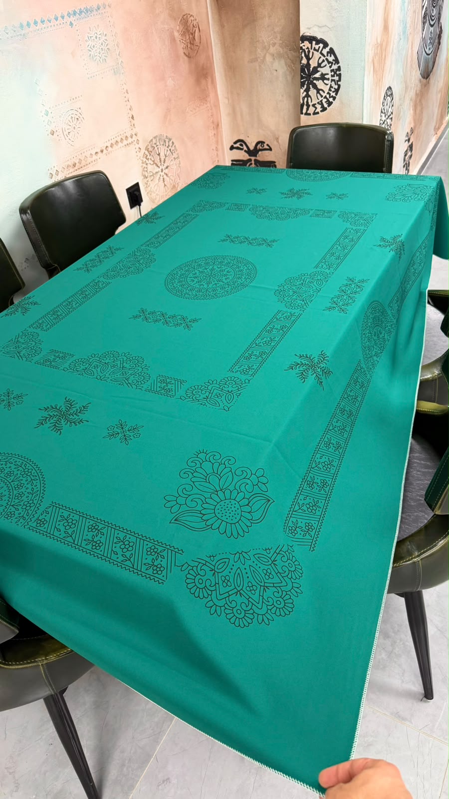 Lüx Dikdörtgen Kalite Serisi Masa Örtüsü