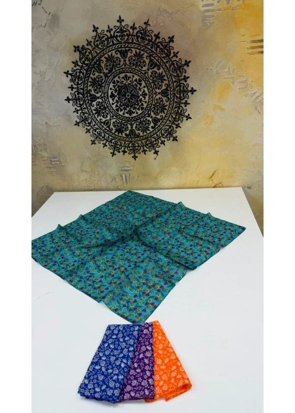 Organik Gelincik Pamuk Yazma 90cm