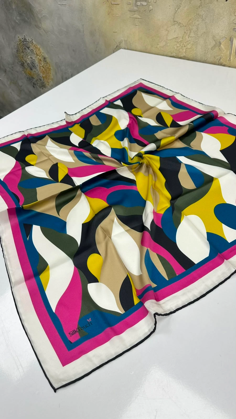 Silk Touch Fikriye Kristal İpek Eşarp