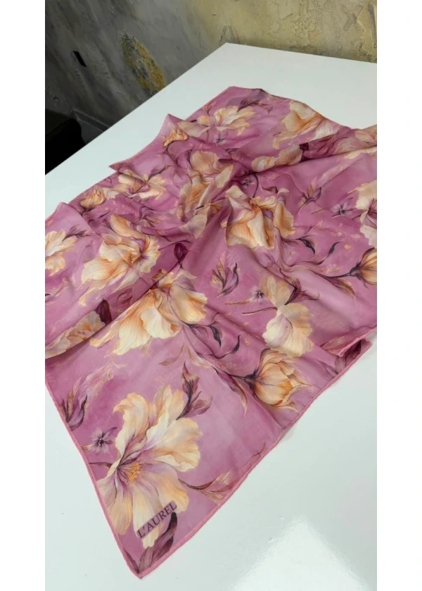 Çiçeklerin Işığı Soft Pamuk Eşarp