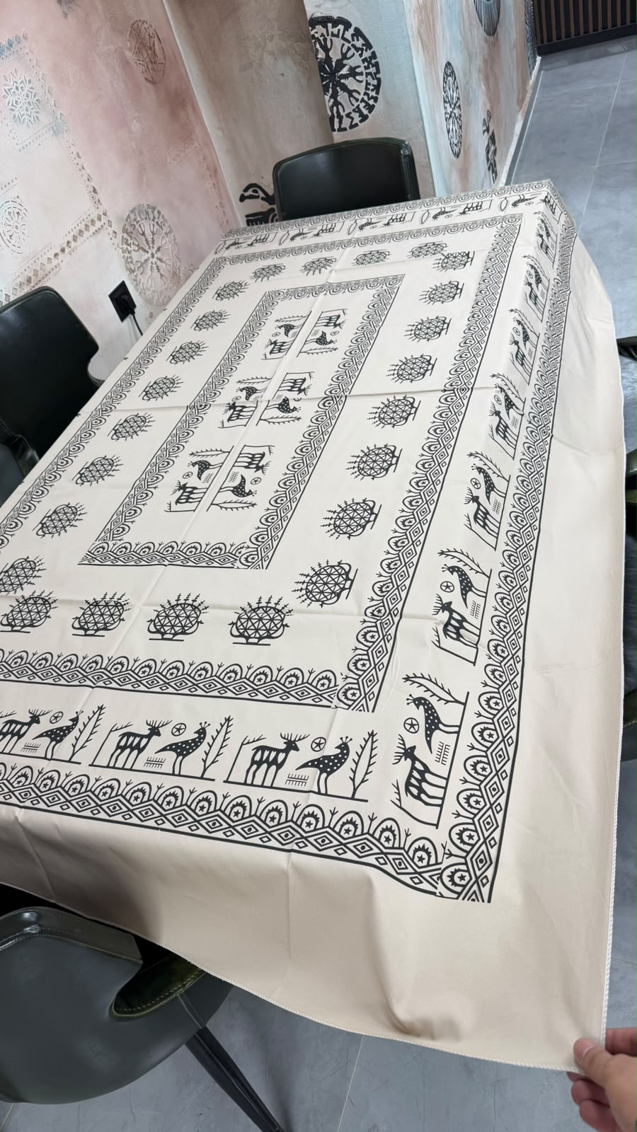 Dikdörtgen Masa Örtüsü 4