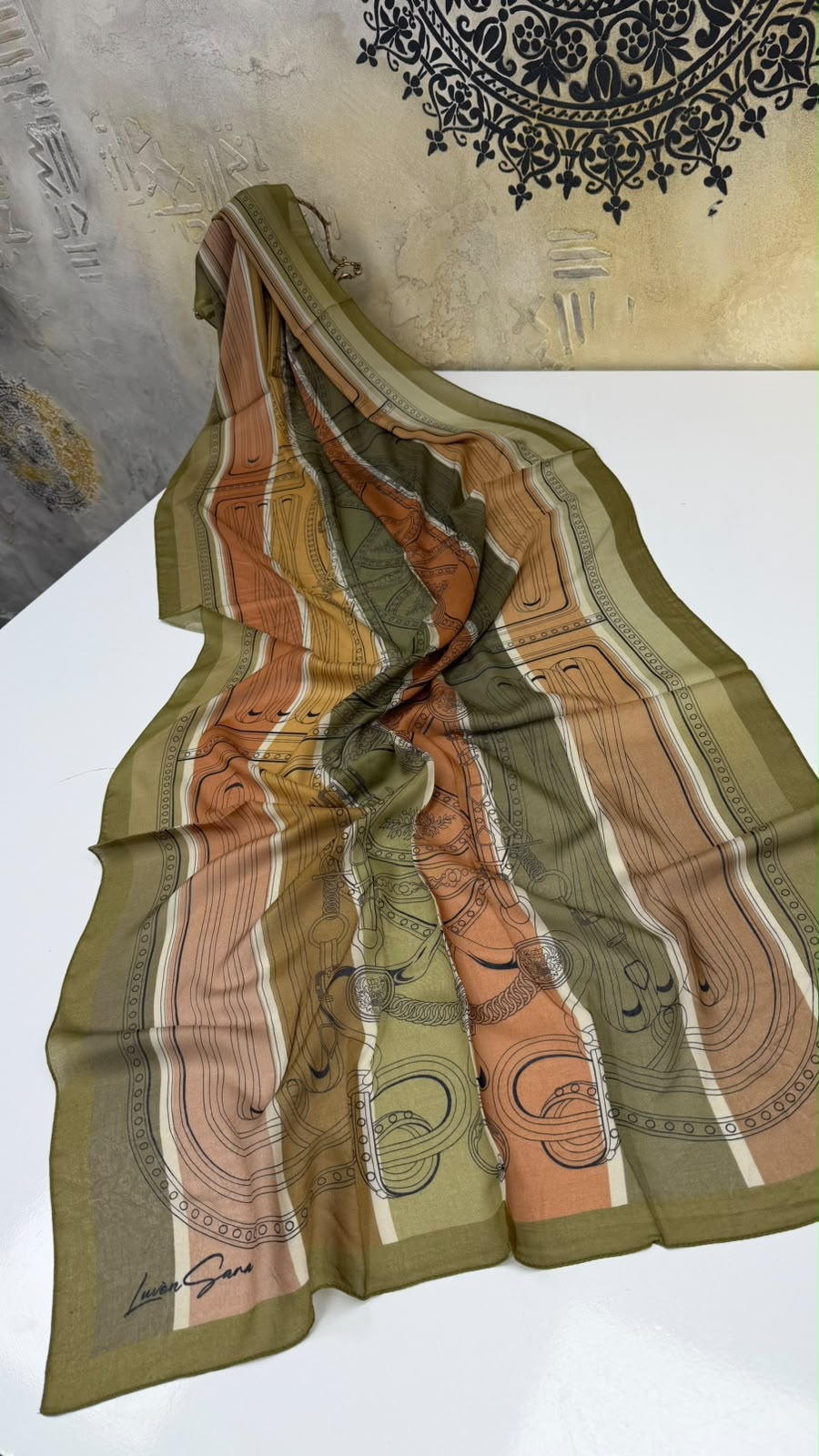 LuvenSara İpek Pamuk Şal