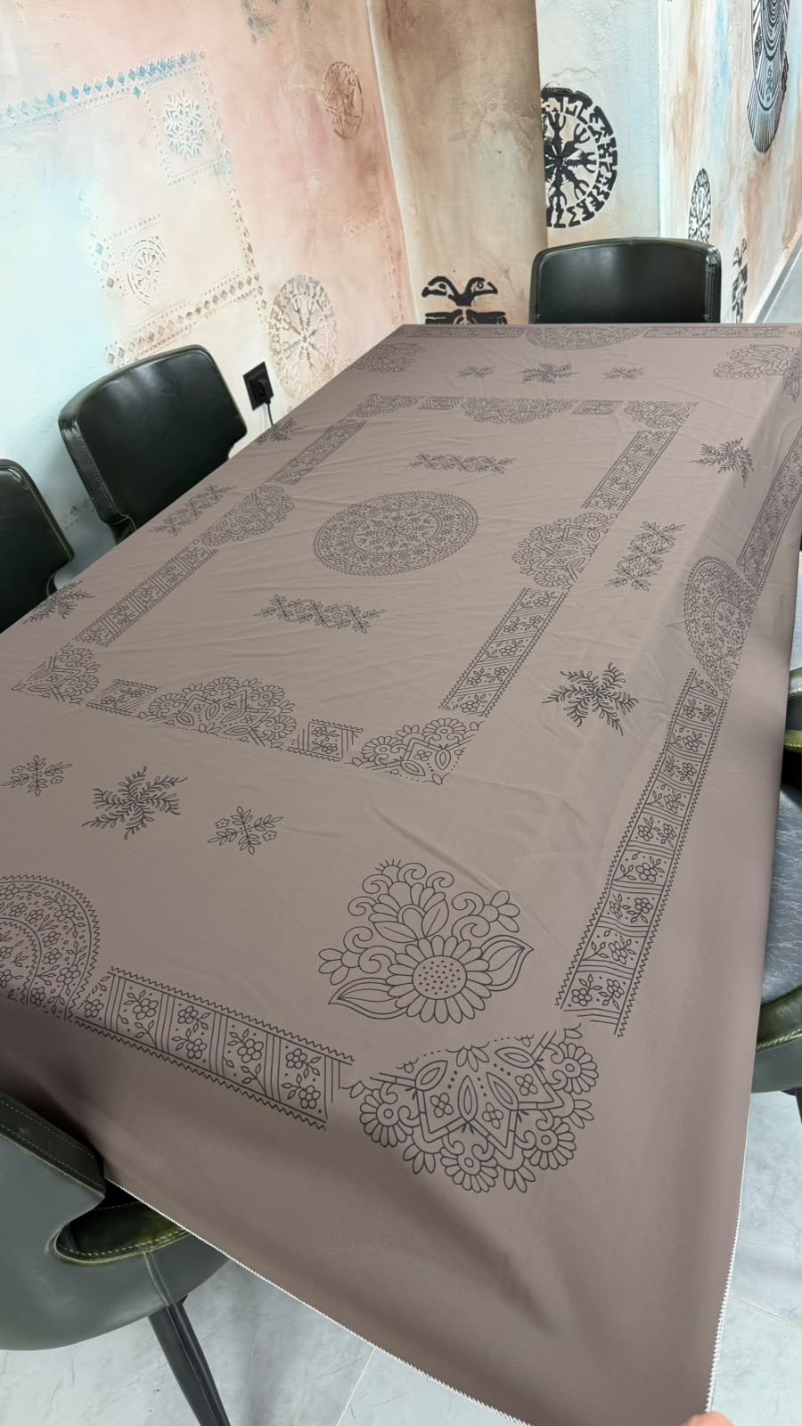 Lüx Dikdörtgen Kalite Serisi Masa Örtüsü