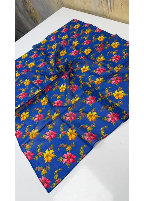 Organik Palmiye Pamuk Eşarp 90cm