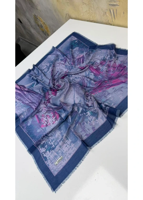 Lorenda Perihan Empirme Cotton Eşarp Yazma