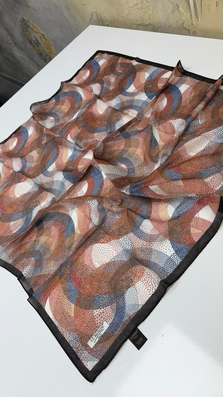 Le Monde Paris Floral Soft Pamuk Eşarp