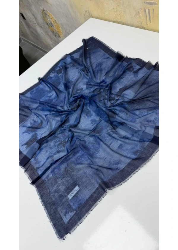 Sinem Sare Cotton Empirme Eşarp Yazma