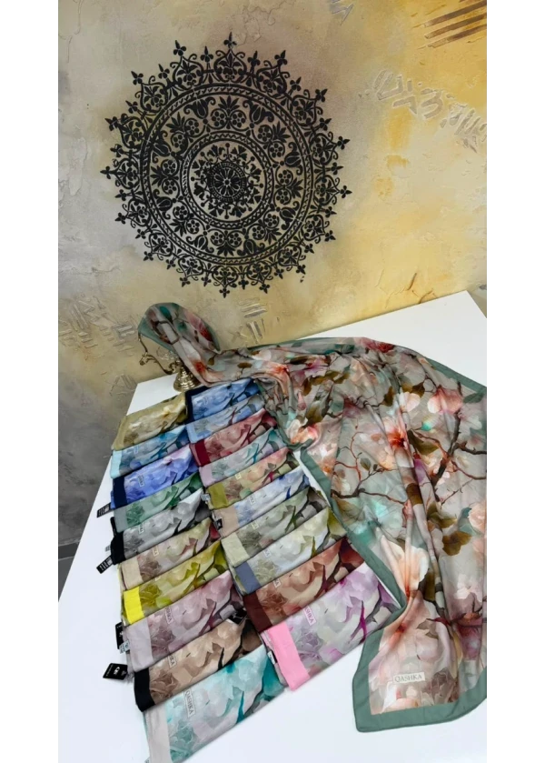 Persica Kraşlı Pamuk Şal