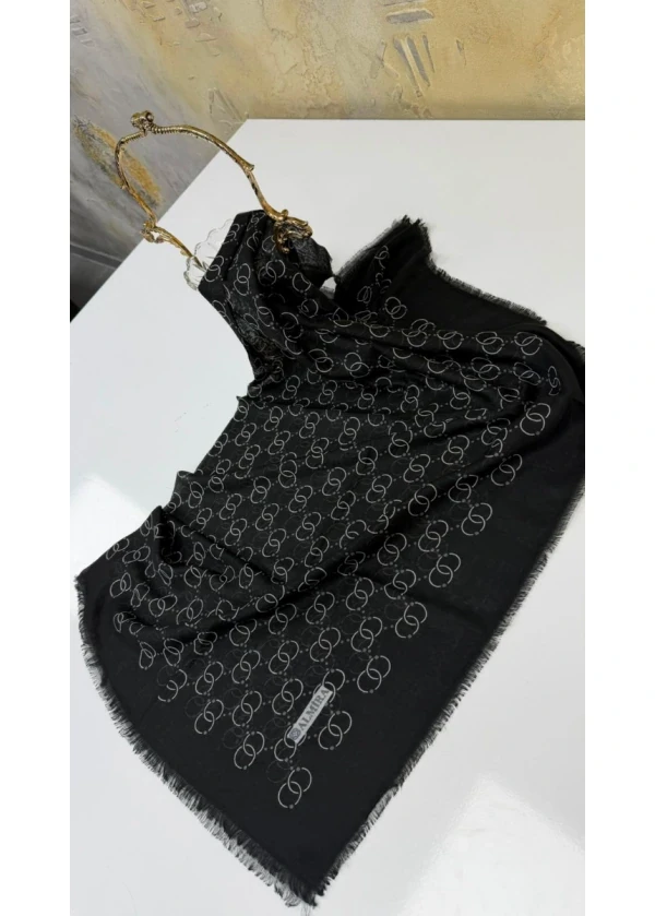 Zingir Empirme Cotton Flamlı Eşarp