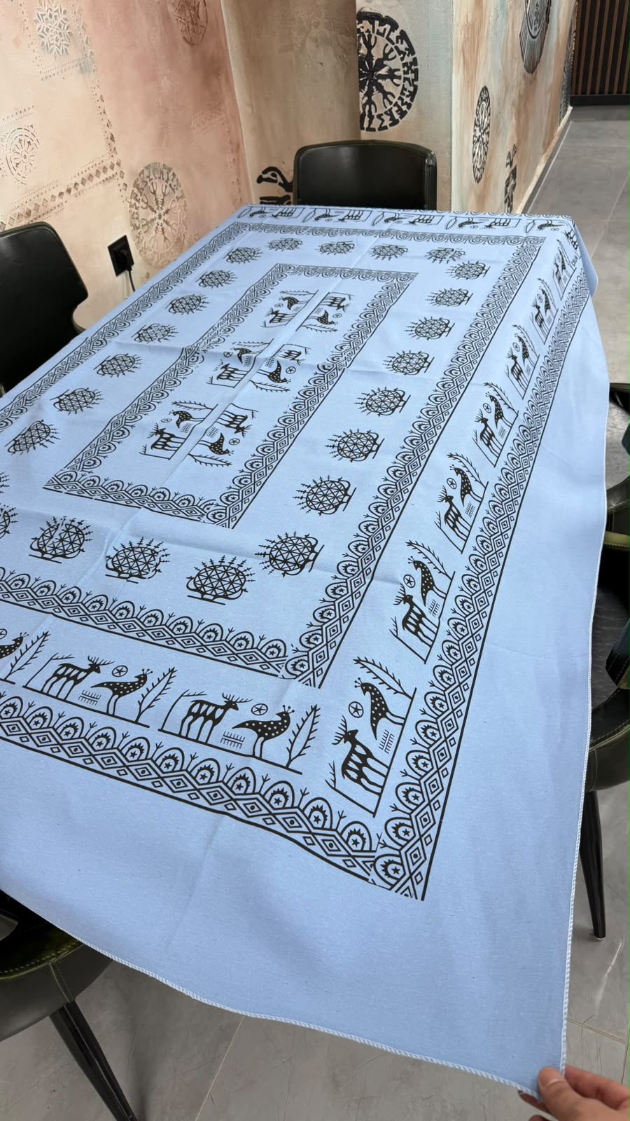 Dikdörtgen Masa Örtüsü 4