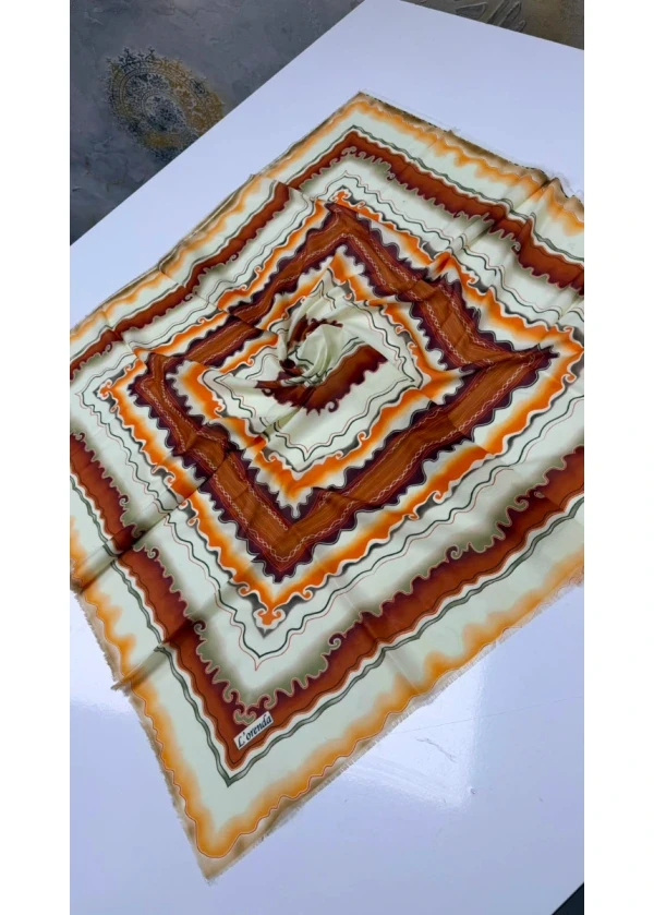 Alaz Empirme Cotton Eşarp Yazma