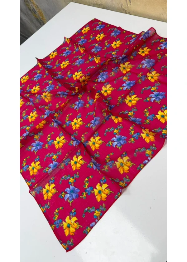 Organik Palmiye Pamuk Eşarp 90cm