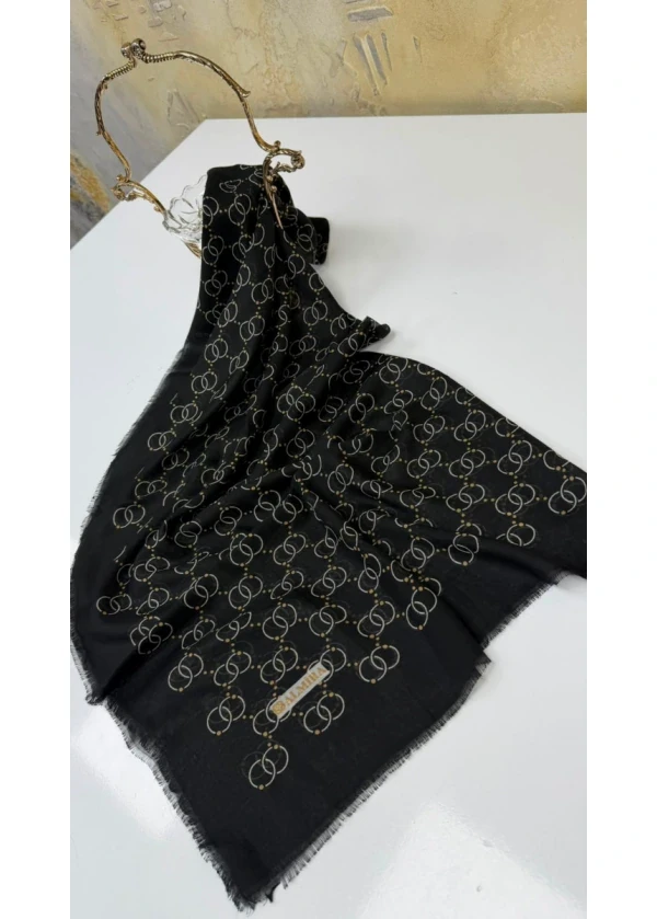 Zingir Empirme Cotton Flamlı Eşarp