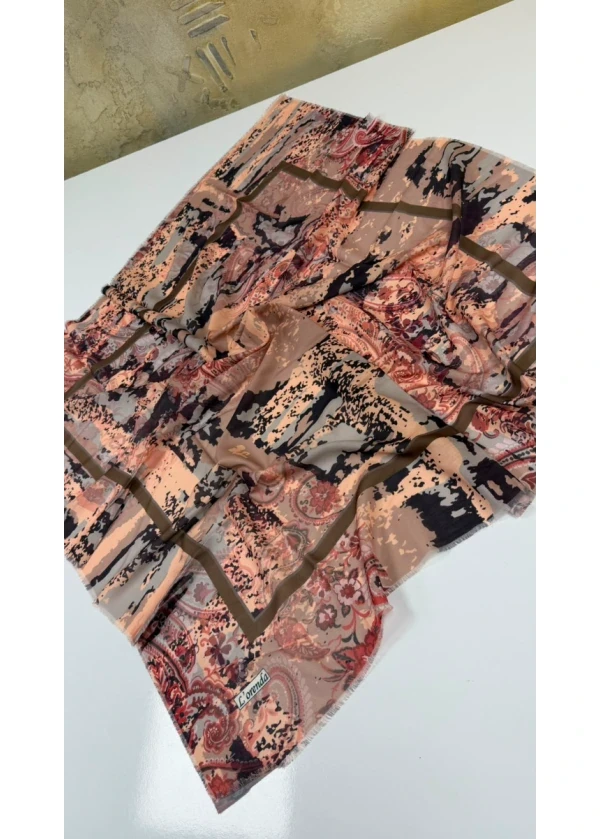 Karış Empirme Cotton Eşarp
