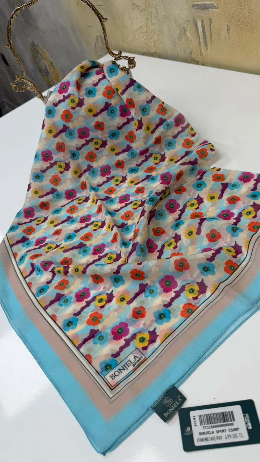 Bonjela Umay Sport Soft Pamuk Eşarp