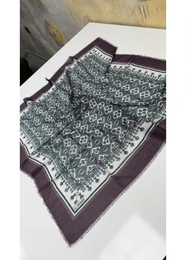 Lorenda Kirpi Empirme Cotton Eşarp