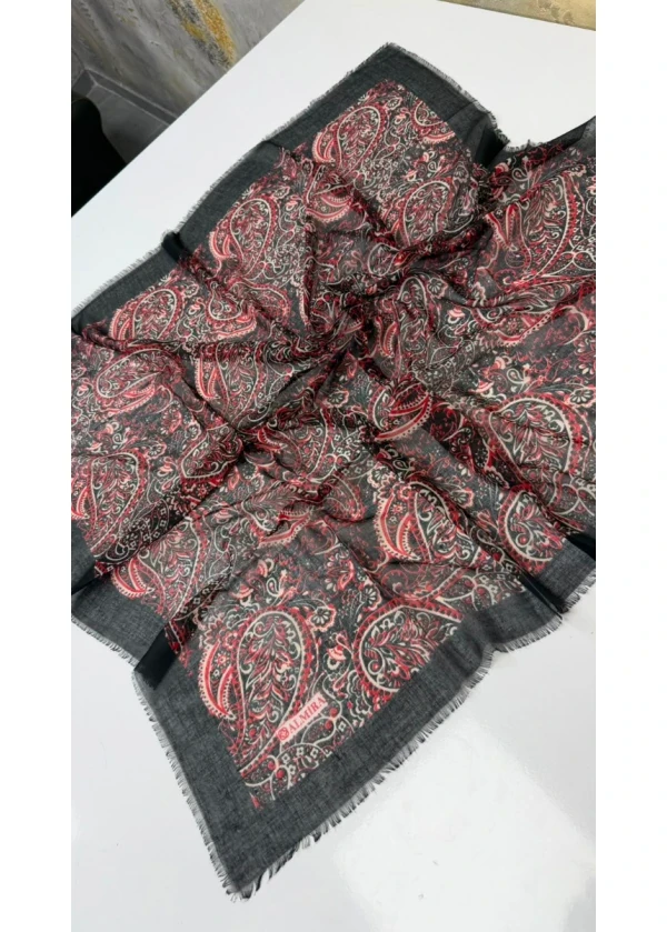 Helezon Empirme Cotton Flamlı Eşarp