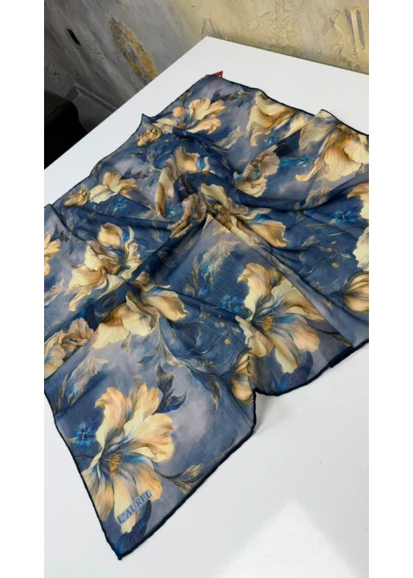 Çiçeklerin Işığı Soft Pamuk Eşarp