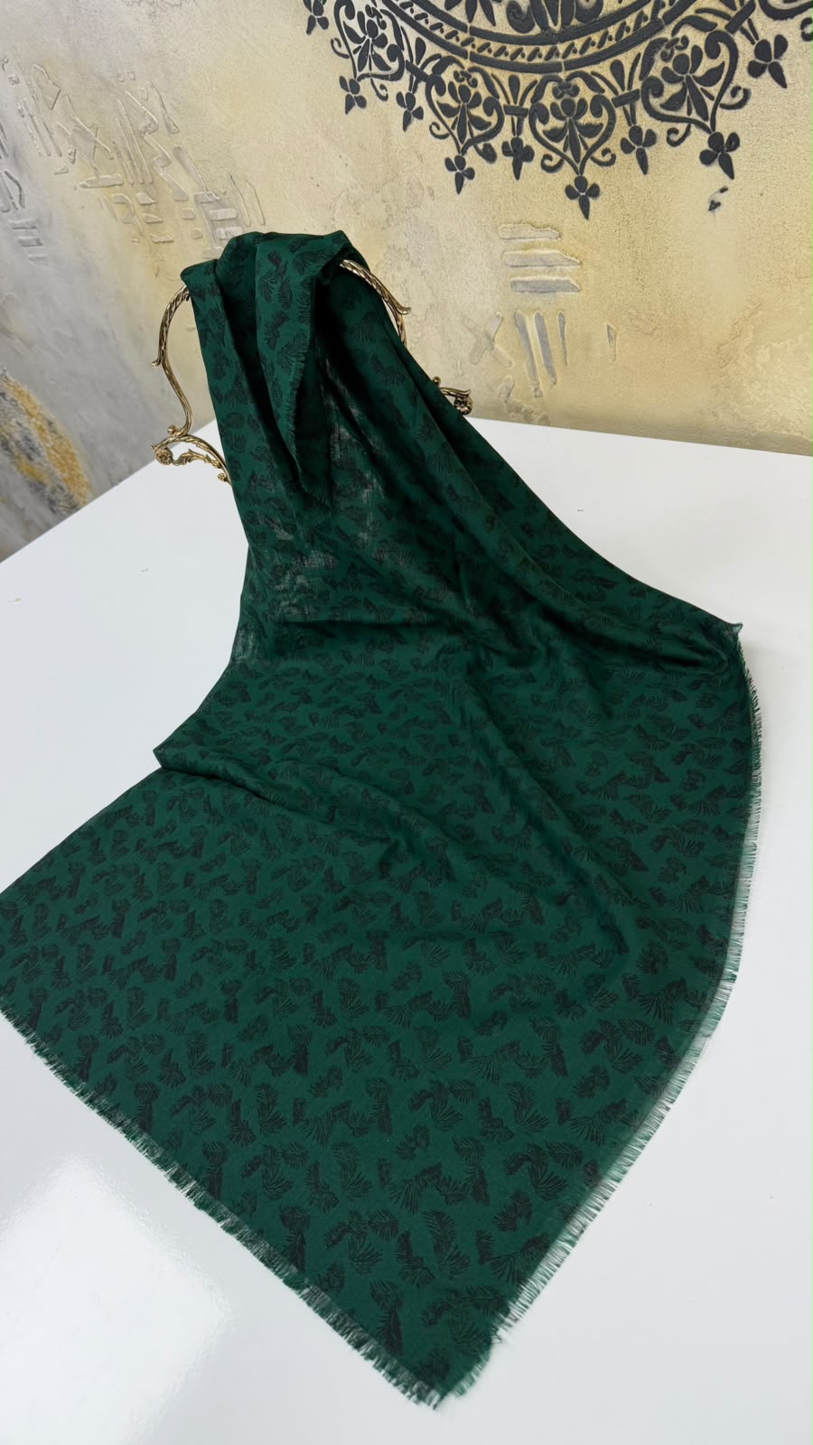 Kampanyalı Pamuk Flamlı Eşarp Yazma