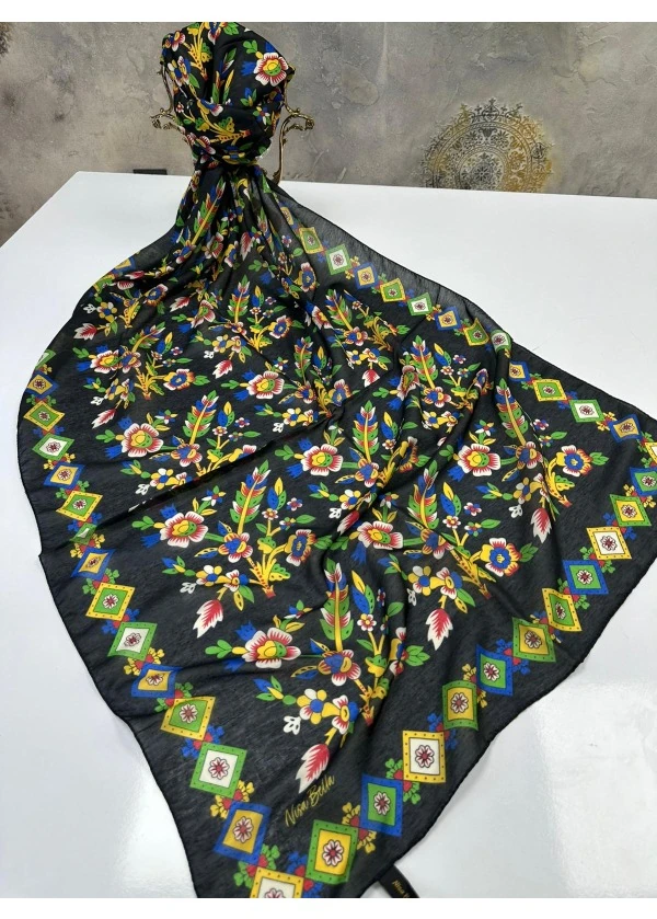 Çengelköy Desenli Soft Pamuk Şal