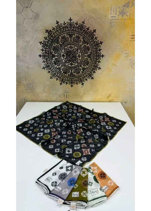 Reyhan İşaretler Soft Pamuk Eşarp