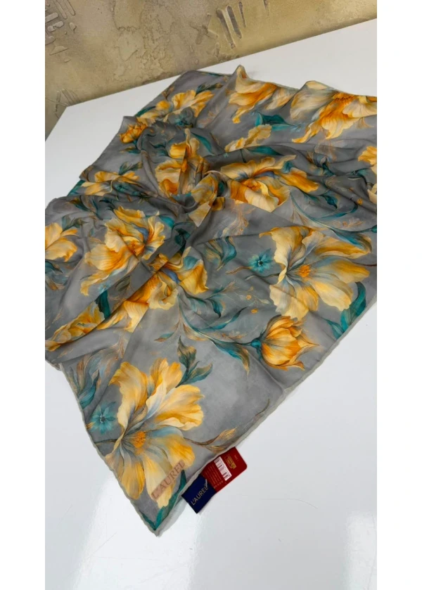 Çiçeklerin Işığı Soft Pamuk Eşarp