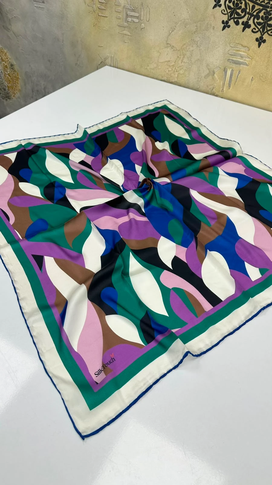 Silk Touch Fikriye Kristal İpek Eşarp