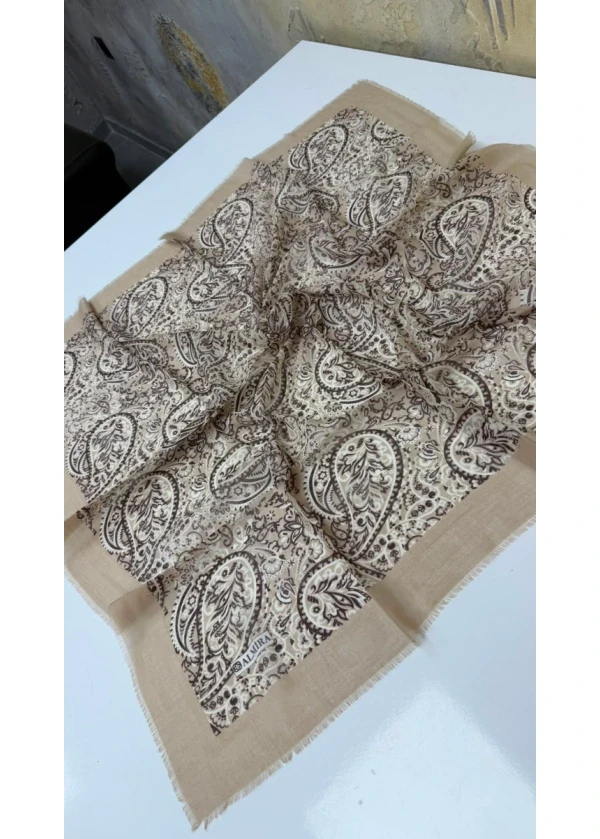 Helezon Empirme Cotton Flamlı Eşarp