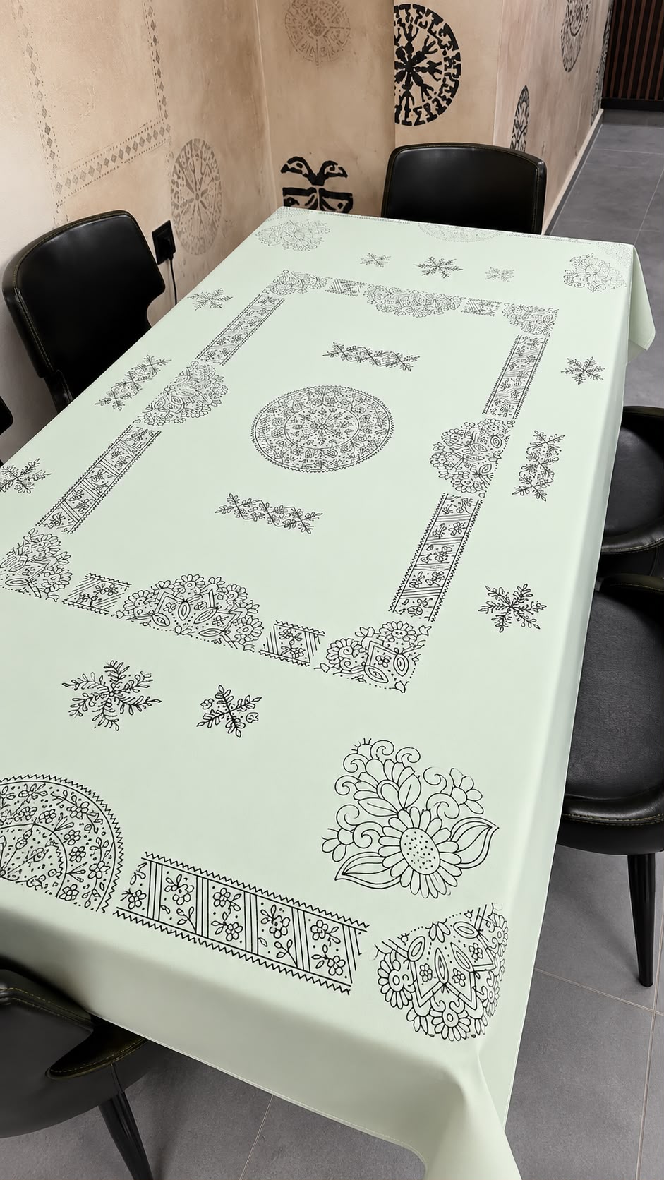 Lüx Dikdörtgen Kalite Serisi Masa Örtüsü