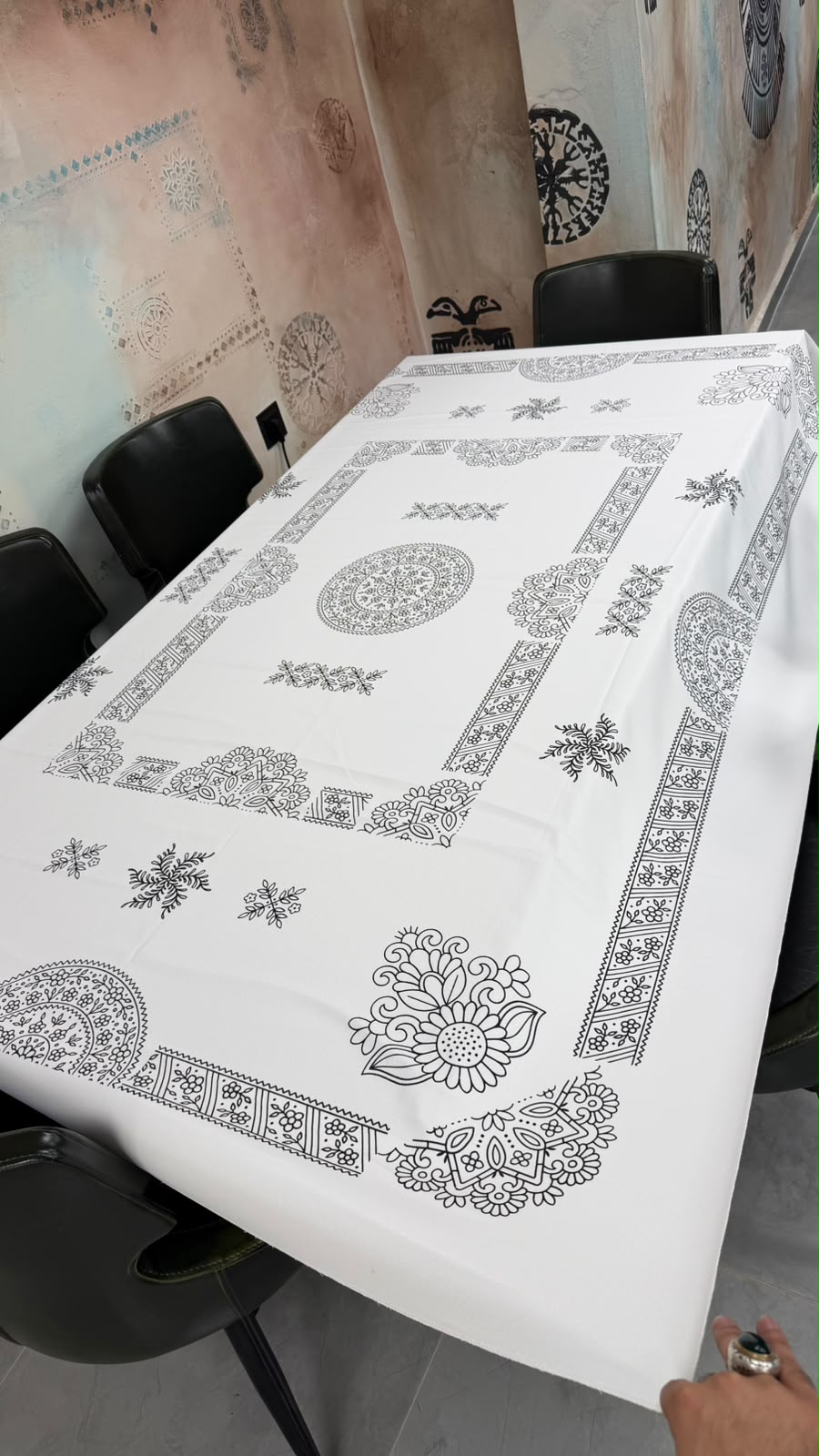 Lüx Dikdörtgen Kalite Serisi Masa Örtüsü