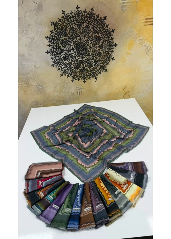 Alaz Empirme Cotton Eşarp Yazma