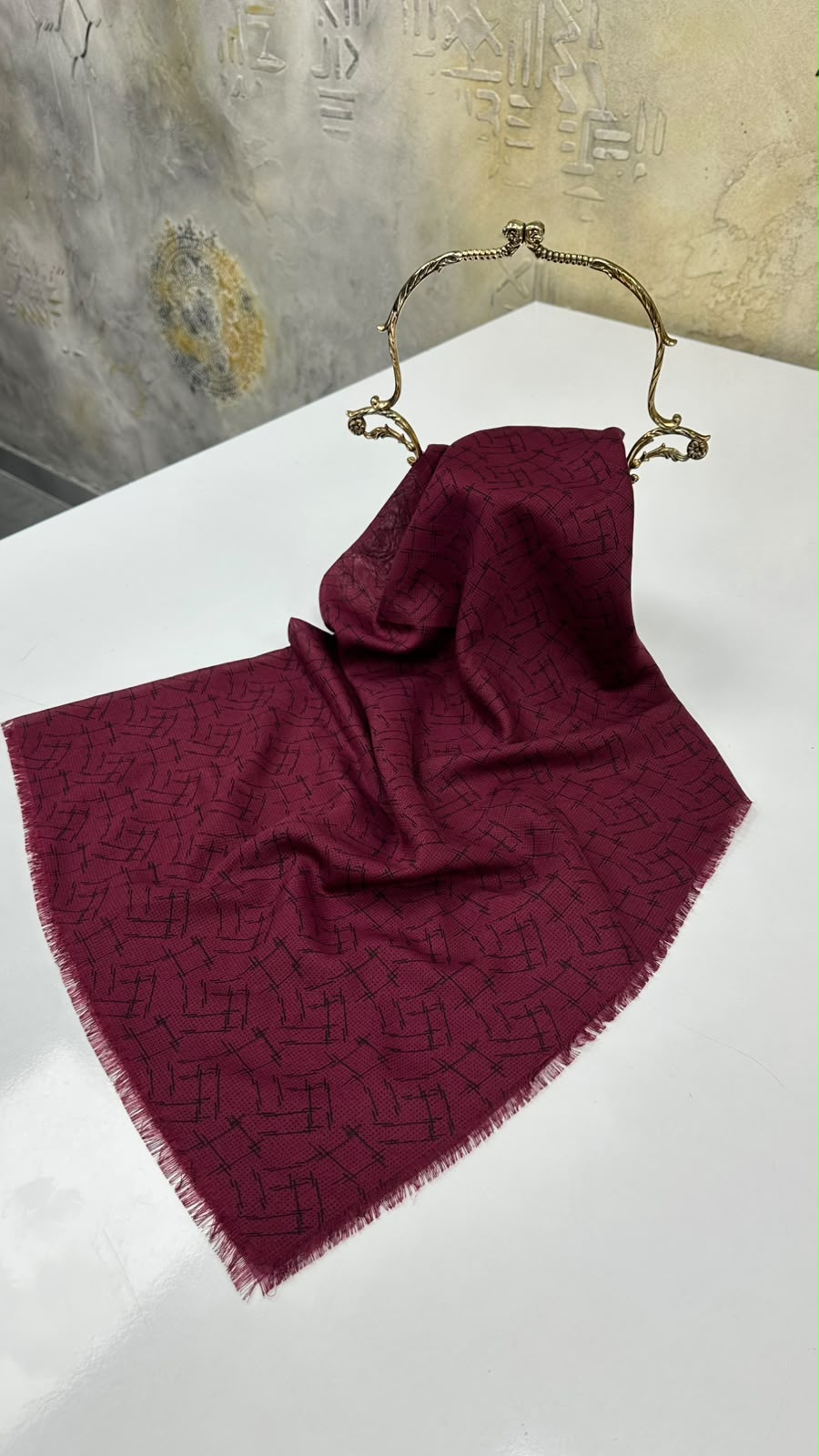 Kampanyalı Flamlı Pamuk Eşarp