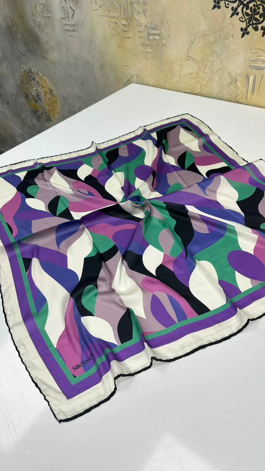 Silk Touch Fikriye Kristal İpek Eşarp