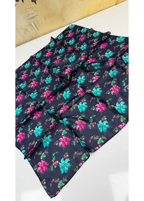 Organik Palmiye Pamuk Eşarp 90cm